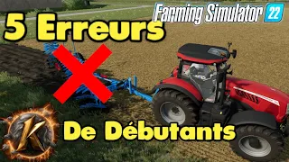 Fs22 5 Erreur de débutants a évité quand on débute dans farming #farmingsimulator22 #fs22 #farming