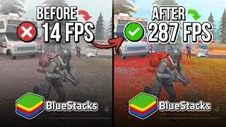 🔧 BLUESTACKS: BEST SETTINGS TO BOOST FPS AND FIX FPS DROPS / STUTTER🔥| Low-End PC ✔️