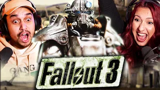 FALLOUT 3 LET'S PLAY! - PART 1 - FIRST TIME IN THE CAPITOL WASTELAND!