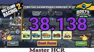 38.138 Points Best Runs | HCR2 Hill Climb Racing 2 New Team Event | By Your Garage Power Combined