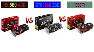 RX 580 vs GTX 1060 vs GTX 1050 Ti - i5 8400 - Gaming Comparison