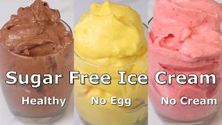 1 minute Sugar free Ice cream | 2 Ingredients HEALTHY Dessert