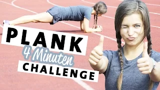 Plank Challenge Bauch Workout - Starker Straffer Bauch in nur 4 Minuten #plank4change