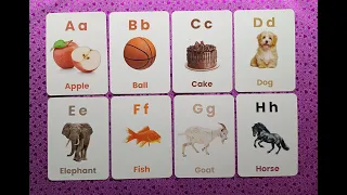 Learning Alphabet with Flash Cards