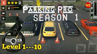 Parking Pro Career Season 1 Level 1-2-3-4-5-6-7-8-9-10 Android/iOS Gameplay/Walkthrough