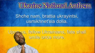 Ukraine National Anthem English lyrics & Uncle Momo Review