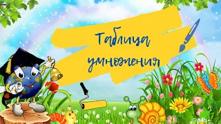 Таблица умножения #таблицаумножения