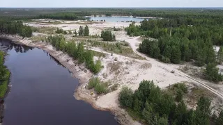 Голубое озеро возле города Когалым.