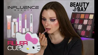 Новинки INFLUENCE "FILLER CULT" + палетка BEAUTY BAY "Recless Romance" | Обзор и макияж