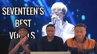 THOSE VOCALS AND DANCE SYNC!!! REACTION TO SEVENTEEN BEST VOCALS