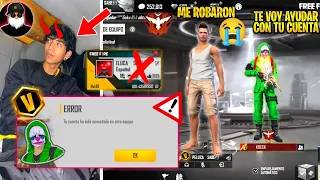 ME ROBARON Mi CUENTA De FREE FIRE ESTE INFLUENCER VERIFICADO  *LLAMO a KRECK PARA QUE ME AYUDE*