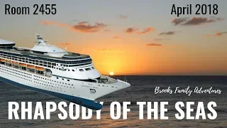 Room Tour - Cabin 2455 - Rhapsody of the Seas - April 2018