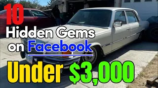 Hidden Gems: 10 Rare Classic Cars Under $3000 on Facebook Marketplace