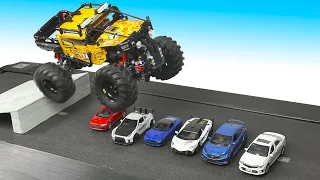 4x4 X-Treme Off-Roader VS Ramps / LEGO Technic 42099 CRASH Test