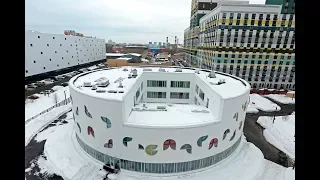 В Москве построили круглый детский сад