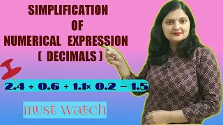 Simplification of Numerical Expression ( Decimals)