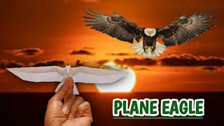 Cara Membuat Pesawat Burung Elang Simpel Tanpa Ribet ( Plane Eagle )