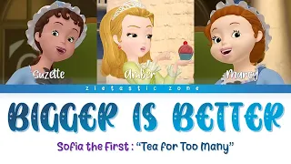 Bigger Is Better - Color Coded Lyrics | Sofia the First "Tea for Too Many" | Zietastic Zone👑