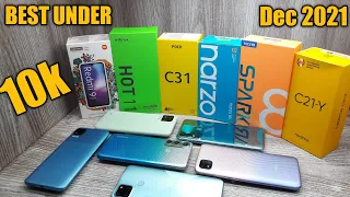 Best Budget Mobiles under Rs.10000 Dec 2021 - Which Should You Buy ?