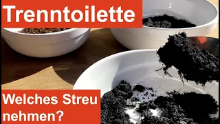 Welches Streu für die Trenntoilette soll ich nehmen? Der große Test, Teil 1 - "Laborversuche"