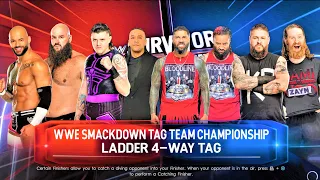 4-Way Tag Team LADDER Match | SmackDown Championship | WWE 2K22