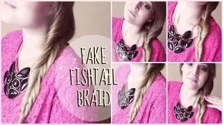 Fake Fishtail Braid Tutorial || PERFECT SUMMER HAIRSTYLE