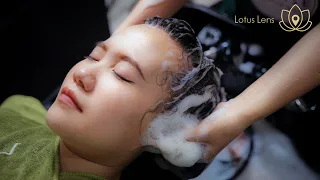 Asmr $4 Hair Shampoo, Scalp Scratching and Head Massage at La Base Spa