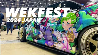 all the cars at wekfest japan | 2024