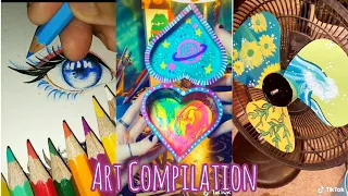 TikTok Painting and Drawing Compilation for 8 Minutes Straight | ART | 2019