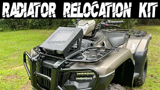 How to install radiator relocate kit on a Honda