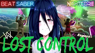 Beat Saber || Lost Control (Nightcore) Alan Walker feat. Sorana (Expert+) [Nolfee] FC Mixed Reality