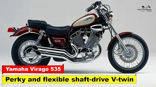 Yamaha Virago 535 Review Perky and flexible shaft drive V twin (1988 2004)