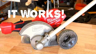 Re-review on the Milwaukee Tool Quik-Lok Edger Attachment. (Better than I first Thought!)