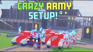 NEW CRAZY Army Setup In Noob Army Tycoon!