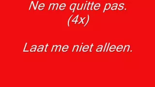 Jacques Brel-Ne Me Quitte Pas. Lyrics+Dutch Translation (Nederlandse vertaling) Paroles/Subtitles
