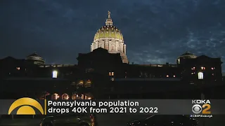 Pennsylvania's population drops by 40,000 from 2021 to 2022