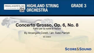 Concerto Grosso, Op  6, No  8 by Todd Parrish – Score & Sound