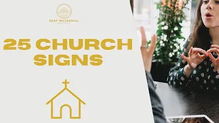 Part 2 - learn American Sign Language church vocabulary