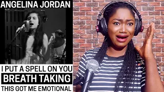 Angelina Jordan - I Put A Spell On You REACTION!!!😱 | SHOCKED AND IT GOT ME EMOTIONAL| SINGER REACTS