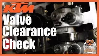 KTM Valve Clearance Check 1090 1190 1290 Super Adventure | Back in the Garage