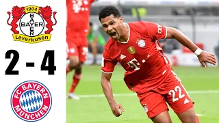 Bayern Leverkusen vs Bayern Munchen 2-4 Highlights commentary & All goals