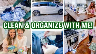 CLEAN & ORGANIZE WITH ME | CAR CLEANING & ORGANIZING | Amy Darley