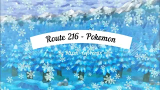 Pokemon - Route 216 [ lofi - remix ] Relaxing / Chill  Brilliant Diamond Shining Pearl Platin