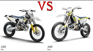 Husqvarna TE 250 vs Husqvarna FE 350 Test specification comparison