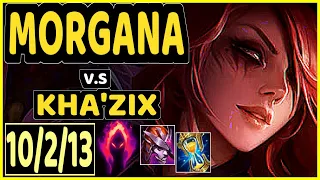 MORGANA vs KHA'ZIX - 10/2/13 KDA JUNGLE GAMEPLAY - EUW Ranked GRANDMASTER