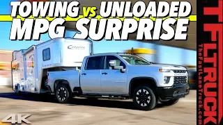 How Efficient Is the New Chevy Silverado HD Gasser? Hint: There’s a HUGE Difference Towing & Not!