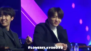 190106 GDA 2019 골든디스크 대상 방탄소년단  Jungkook focus(Reaction to 아이즈원 stage)