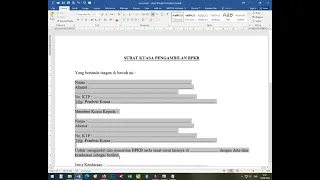Tutorial Membuat Surat Kuasa Pengambilan BPKB