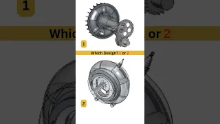 Which is better Engine design?? #engine #mechanical #mechanism #solidworks #3ddesign #combustion