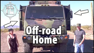 Couple Converts ARMY TRUCK into Apocalypse Tiny Home 4 Overlanding